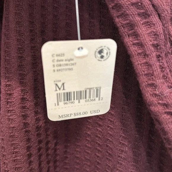 🍀 FREE PEOPLE JUICY COWL NECK NWT SIZE LARGE - Picture 3 of 3